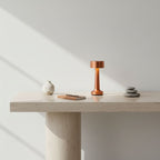 Luminária de Mesa em LED Touch Recarregável Bronze Sirena