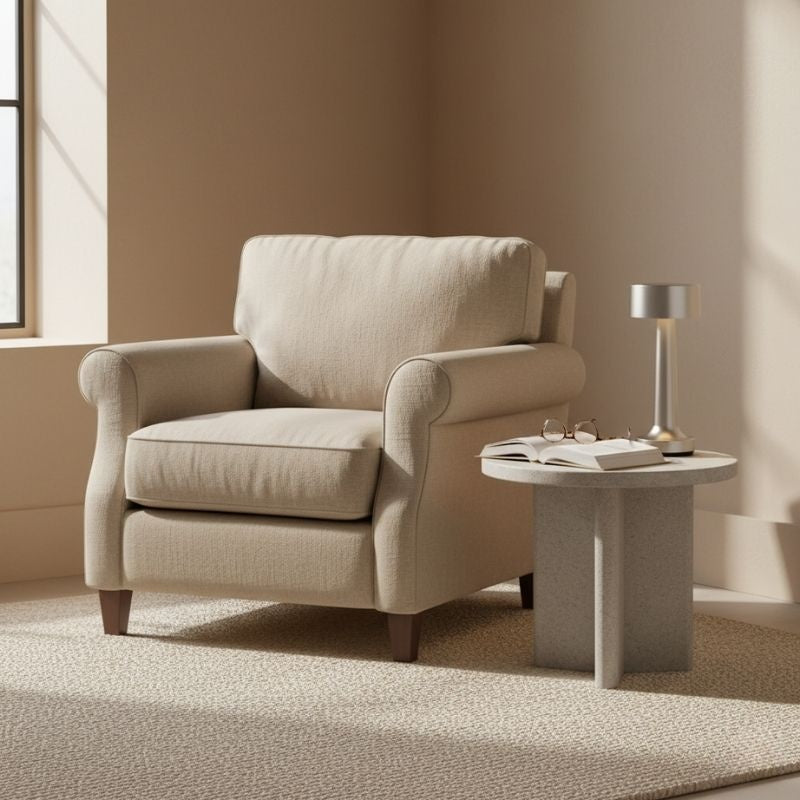 Luminária de Mesa em LED Touch Recarregável Prata Sirena