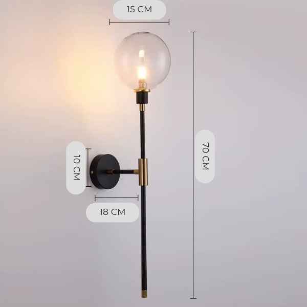 Luminária de Parede sem Fio LED Agatha