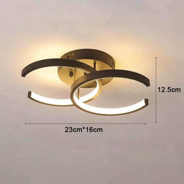 Luminária de Teto Sobrepor Plafon Luna