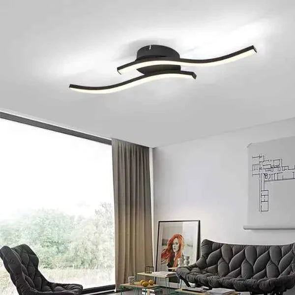 Luminária de Teto para Sala LED Waves