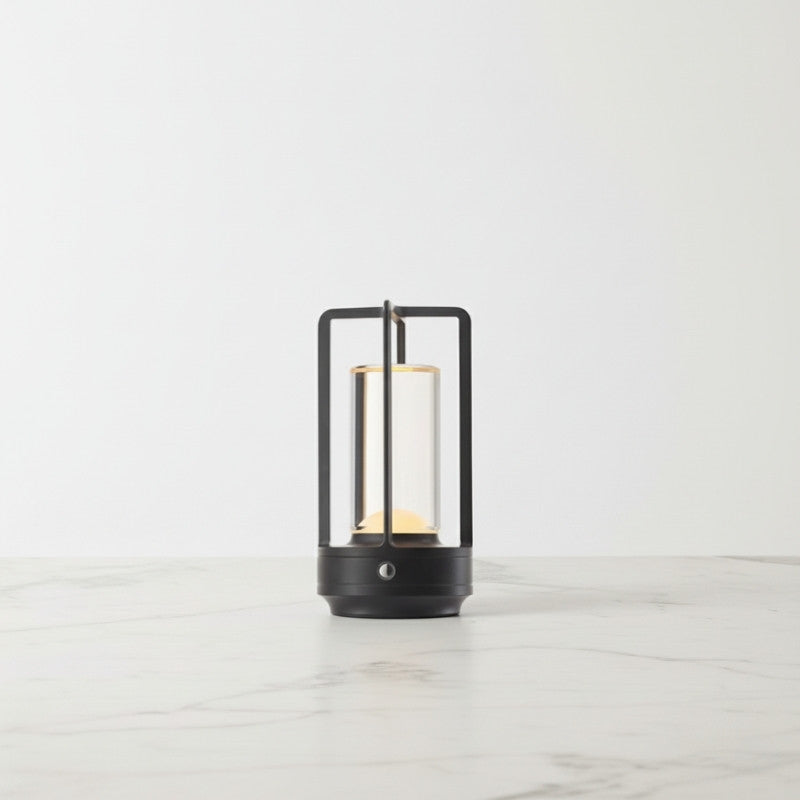 Luminária para Mesa de Estudo Preta LED Eternity