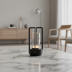 Luminária para Mesa de Estudo Preta LED Eternity