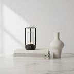 Luminária para Mesa de Estudo Preta LED Eternity